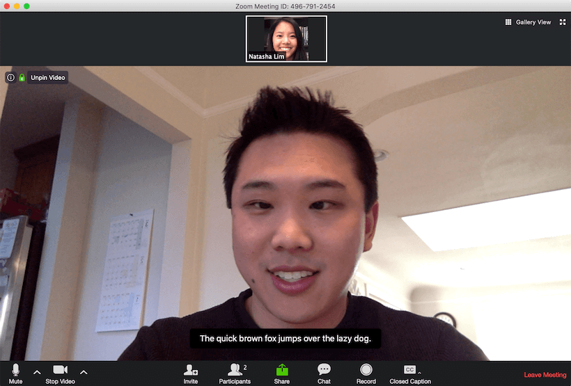 Caption & translate your Zoom video calls, webinars and remote conferences with spf.io