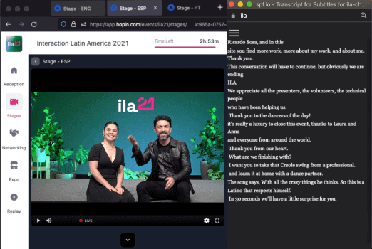 Accessible captions for events: how ILA leveraged spf.io to highlight industry leaders and bridge the divide with multilingual subtitles