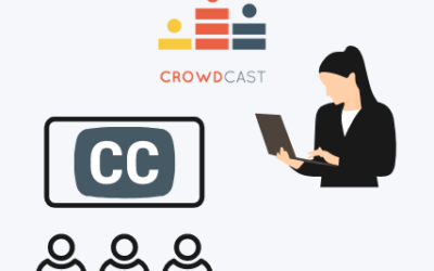 Closed captioning in Crowdcast: adding captions and subtitles to your presentations