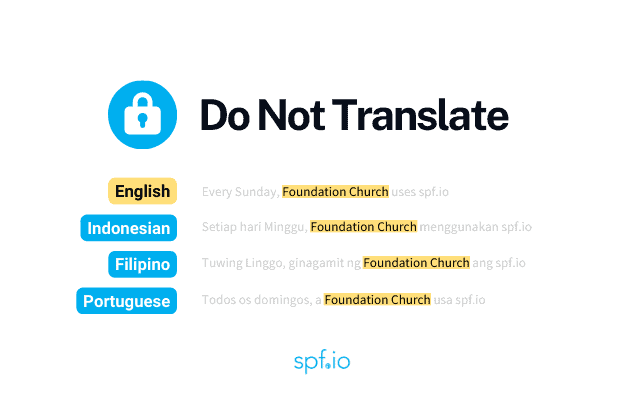 Customize Your “Do Not Translate” List