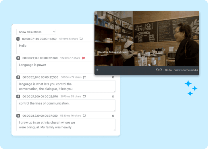 Audio Video Captions & Subtitles-Product