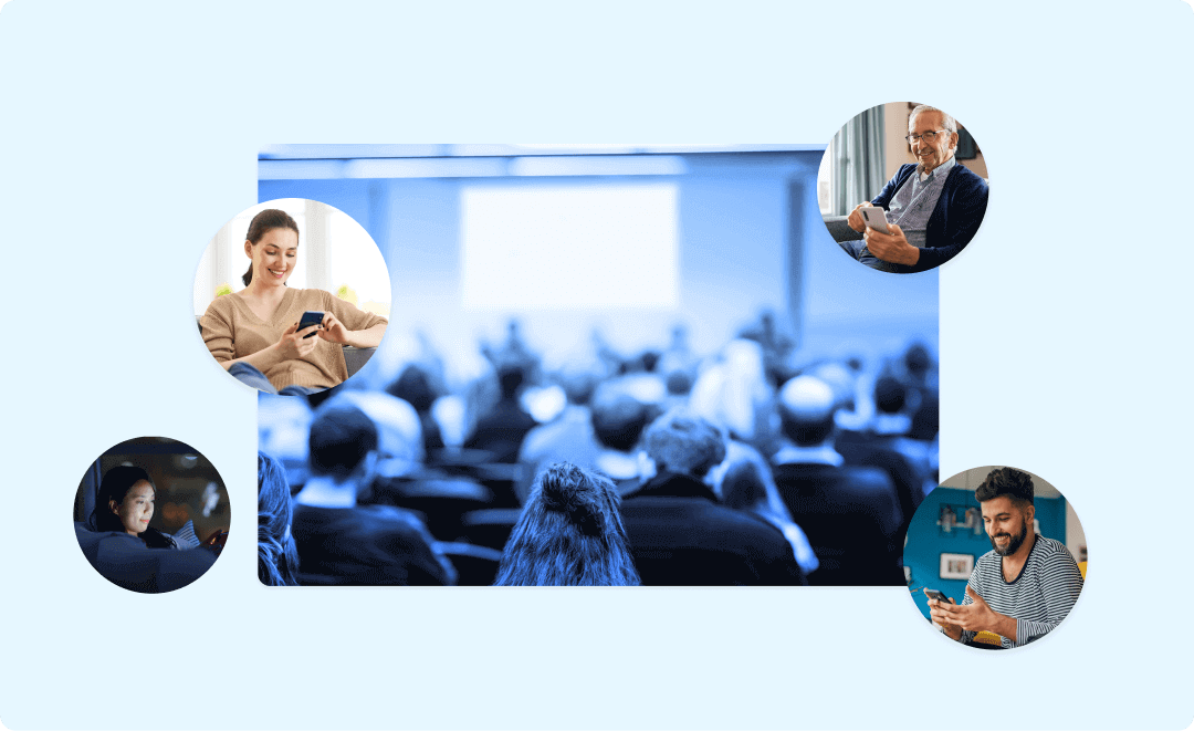 How Multilingual Polls work in hybrid