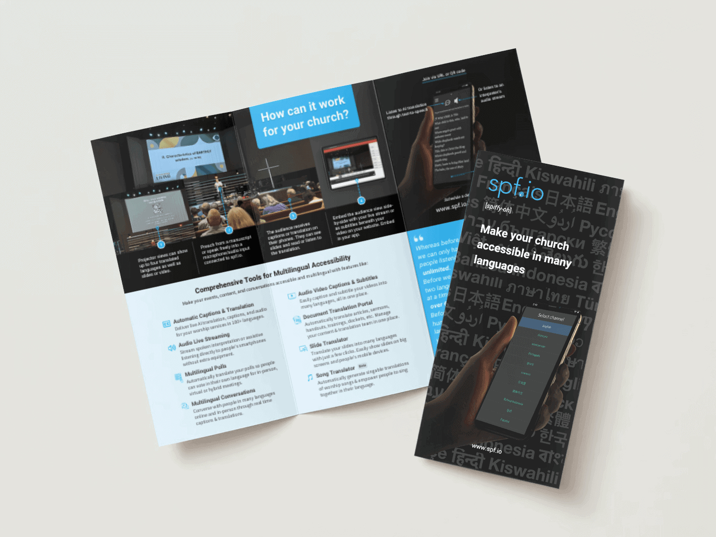 spf.io trifold brochure cover