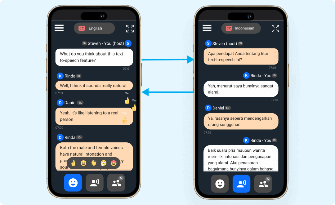 Facilitate multilingual meetings and sessions with spf.io Convo